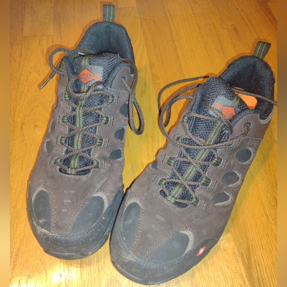 Men's Brown Steel Toe Work Boots